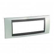 Рамка 6-модульная Schneider Electric Unica Top изумрудный/графит MGU66.106.294