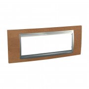 Рамка 6-модульная Schneider Electric Unica Top черешня/алюминий MGU66.106.0M2