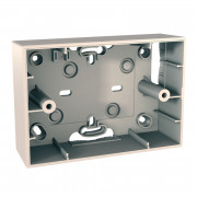 Коробка для наружного монтажа Schneider Electric Unica Allegro 3-модульная слоновая кость MGU8.103.25