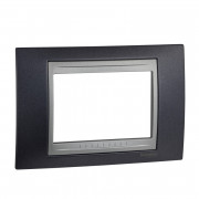 Рамка 3-модульная Schneider Electric Unica Top металлик/алюминий MGU66.103.097