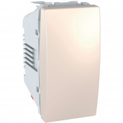 Выключатель Schneider Electric Unica 1-клавишный схема 1 слоновая кость MGU3.101.25