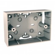 Коробка для зовнішнього монтажу Schneider Electric Unica Allegro 3-модульна слонова кістка MGU8.103.25