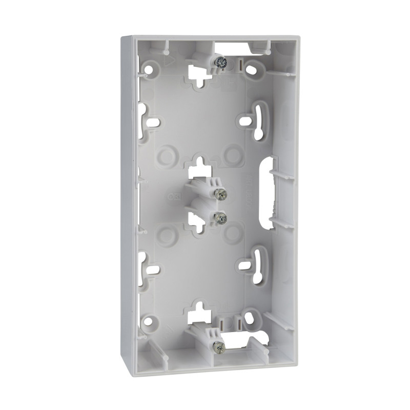 Коробка для наружного монтажа Schneider Electric Unica Colors/Unica Basic 2 поста белый MGU8.004.18