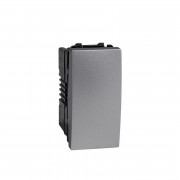 Выключатель проходной Schneider Electric Unica 1-клавишный 16А схема 6 алюминий MGU3.163.30