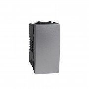 Выключатель проходной Schneider Electric Unica 1-клавишный 16А схема 6 алюминий MGU3.163.30