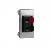 Аудио розетка Schneider Electric Unica 1 модуль алюминий MGU3.487.30