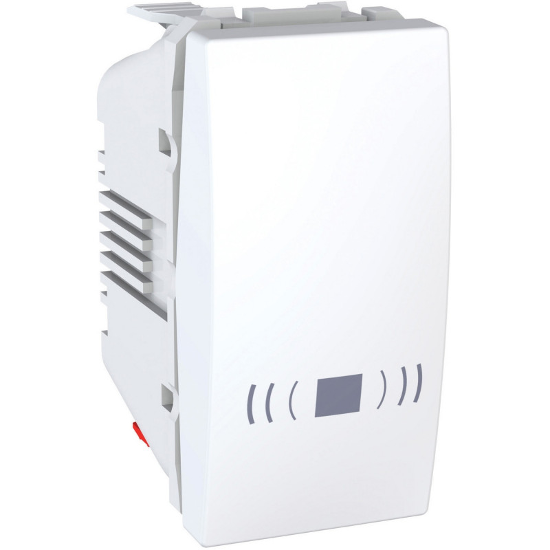 Кнопка звонка Schneider Electric Unica 10А с символом Звонок белый MGU3.106.18C