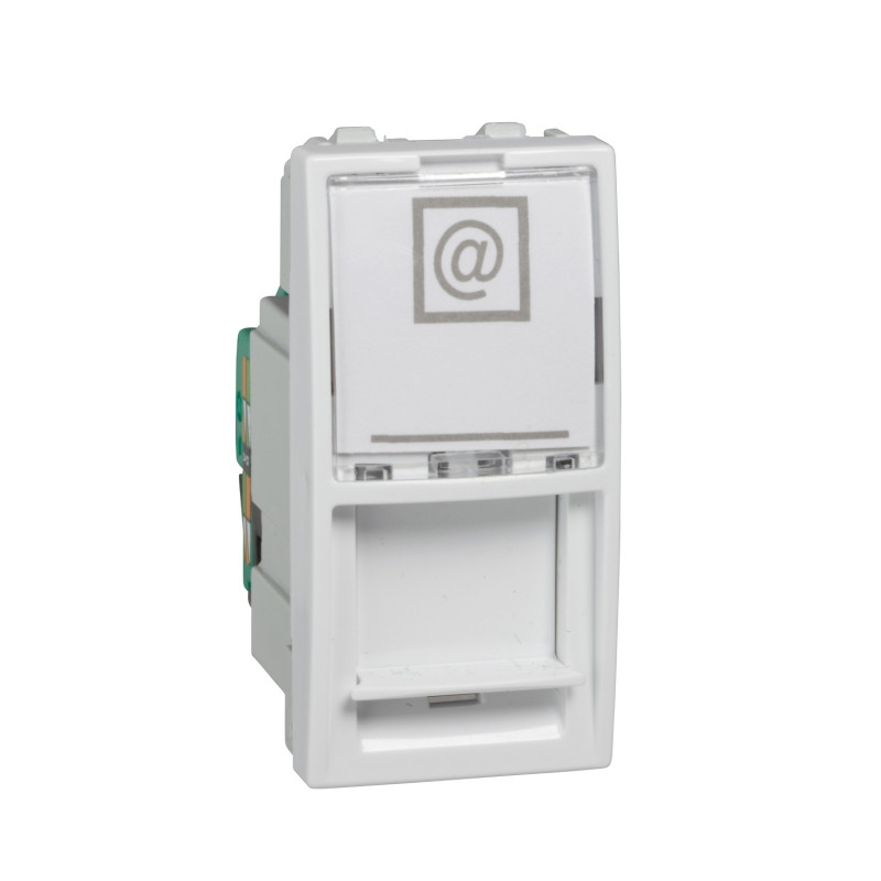 Комп'ютерна розетка Schneider Electric Unica RJ45 5e UTP білий MGU3.410.18