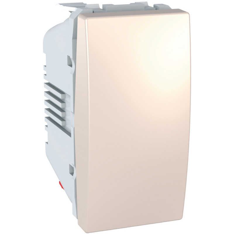 Вимикач Schneider Electric Unica кнопковий 10А слонова кістка MGU3.106.25
