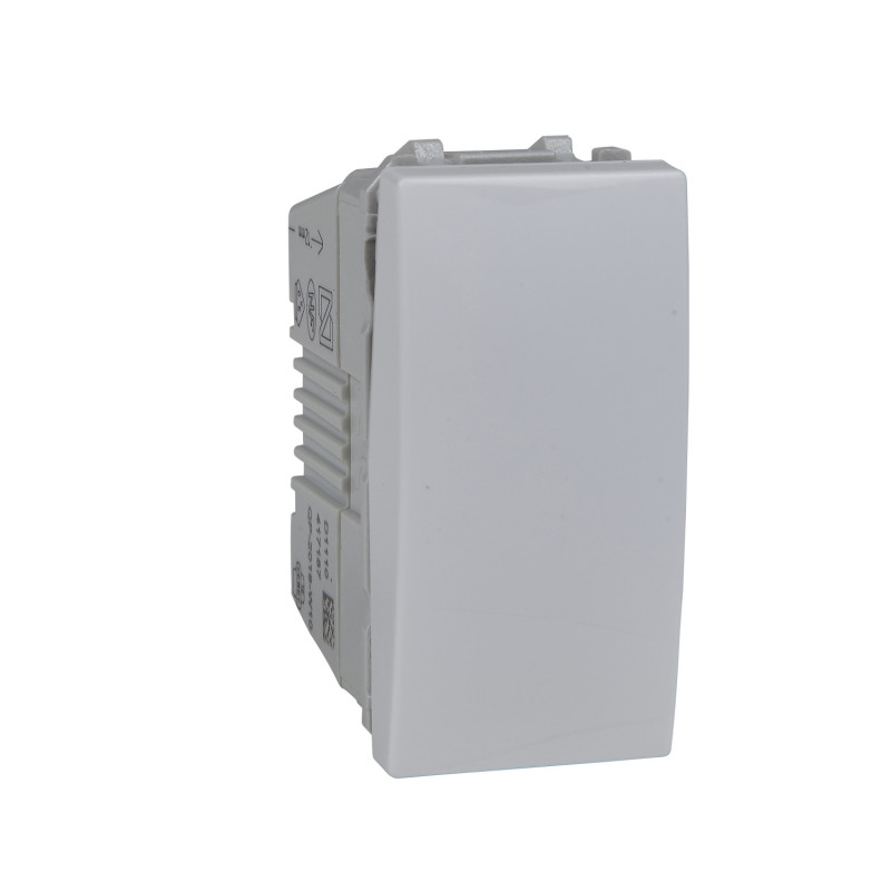 Вимикач Schneider Electric Unica кнопковий 10А білий MGU3.106.18