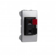 Аудио розетка Schneider Electric Unica 1 модуль алюминий MGU3.487.30