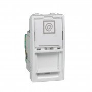 Компьютерная розетка Schneider Electric Unica RJ45 категория 5e UTP белый MGU3.410.18