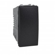 Выключатель Schneider Electric Unica кнопочный 10А графит MGU3.106.12