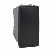 Выключатель Schneider Electric Unica кнопочный 10А графит MGU3.106.12