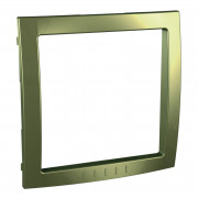Декоративная вставка для рамок Schneider Electric Unica Colors 2 модуля золото MGU4.000.64
