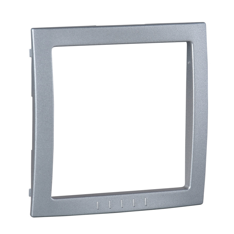 Декоративная вставка для рамок Schneider Electric Unica Colors 2 модуля серебро MGU4.000.60