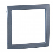 Декоративна вставка для рамок Schneider Electric Unica Colors 2 модуля блакитний лід MGU4.000.54