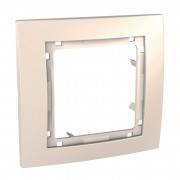 Рамка 1-постовая Schneider Electric Unica Colors слоновая кость MGU4.002.25