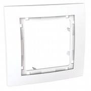 Рамка 1-постовая Schneider Electric Unica Colors белый MGU4.002.18