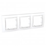 Рамка 3-постовая Schneider Electric Unica Colors белый MGU4.006.18
