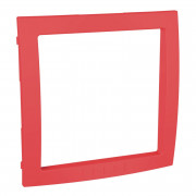 Декоративна вставка для рамок Schneider Electric Unica Colors 2 червоного модуля MGU4.000.43