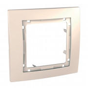 Рамка 1-постовая Schneider Electric Unica Colors слоновая кость MGU4.002.25
