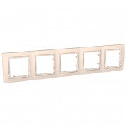 Рамка 5-постова Schneider Electric Unica Colors слонова кістка MGU4.010.25