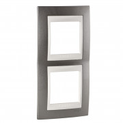 Рамка 2-постовая Schneider Electric Unica Plus вертикальная шампань/слоновая кость MGU6.004V.524