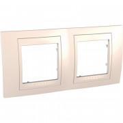 Рамка 2-постова Schneider Electric Unica Plus слонова кістка MGU6.004.25
