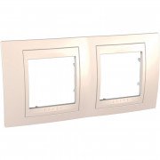 Рамка 2-постова Schneider Electric Unica Plus слонова кістка MGU6.004.25