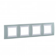 Рамка 4-постовая Schneider Electric Unica Plus морская волна/белый MGU6.008.870