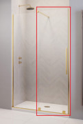 Створка душевой двери Radaway Furo Gold DWJ 82.2х200 см раздвижная левая золото/прозрачное стекло 10107822-09-01L