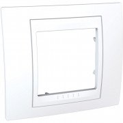 Рамка 1-постова Schneider Electric Unica Plus білий MGU6.002.18