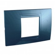 Рамка 2-модульна Schneider Electric Unica Allegro пластик блакитний лід MGU4.102.54