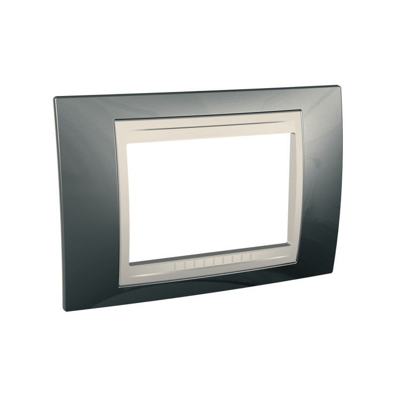 Рамка 3-модульна Schneider Electric Unica Plus шампань/слонова кістка MGU6.103.524