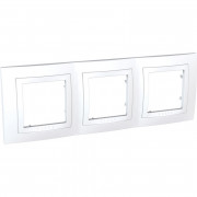 Рамка 3-постовая Schneider Electric Unica Basic белый MGU2.006.18