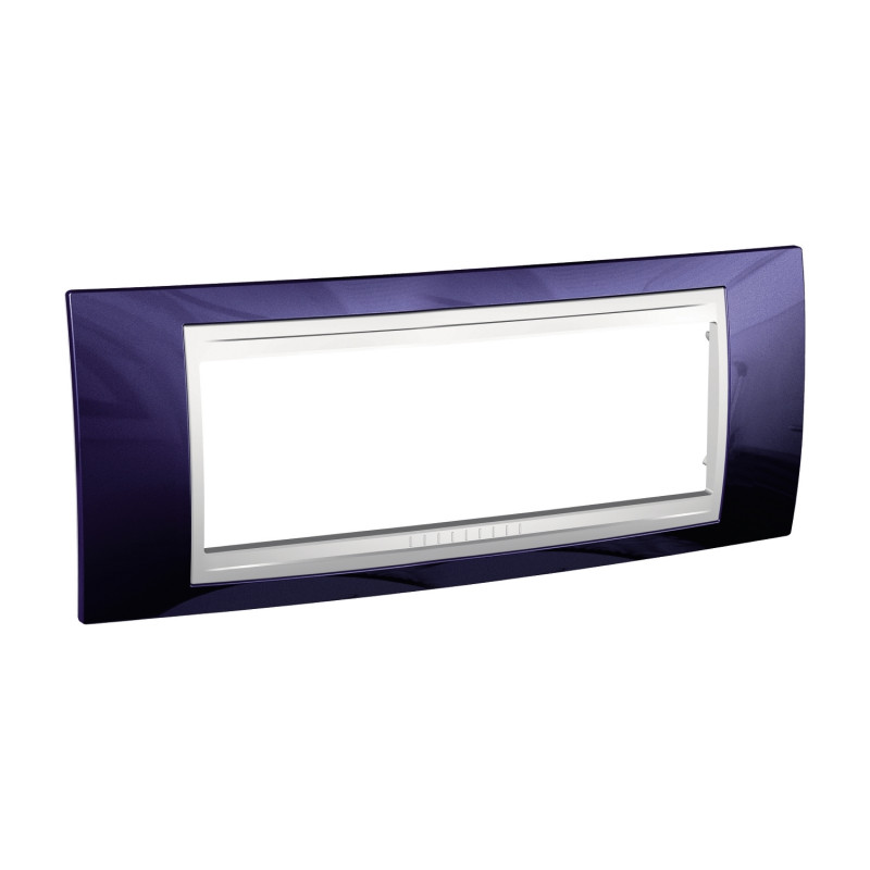 Рамка 6-модульная Schneider Electric Unica Plus индиго/белый MGU6.106.842