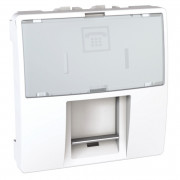 Телефонная розетка Schneider Electric Unica RJ12 6 контактов 2 модуля белый MGU3.493.18