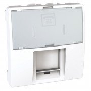 Телефонная розетка Schneider Electric Unica RJ12 6 контактов 2 модуля белый MGU3.493.18