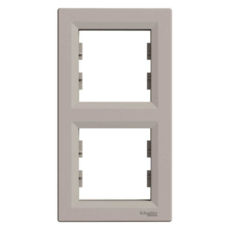 Рамка 2-постова Schneider Electric Asfora вертикальна пластик бронза EPH5810269