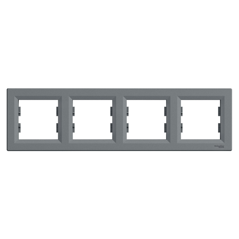 Рамка 4-постова Schneider Electric Asfora горизонтальна пластик сталь EPH5800462