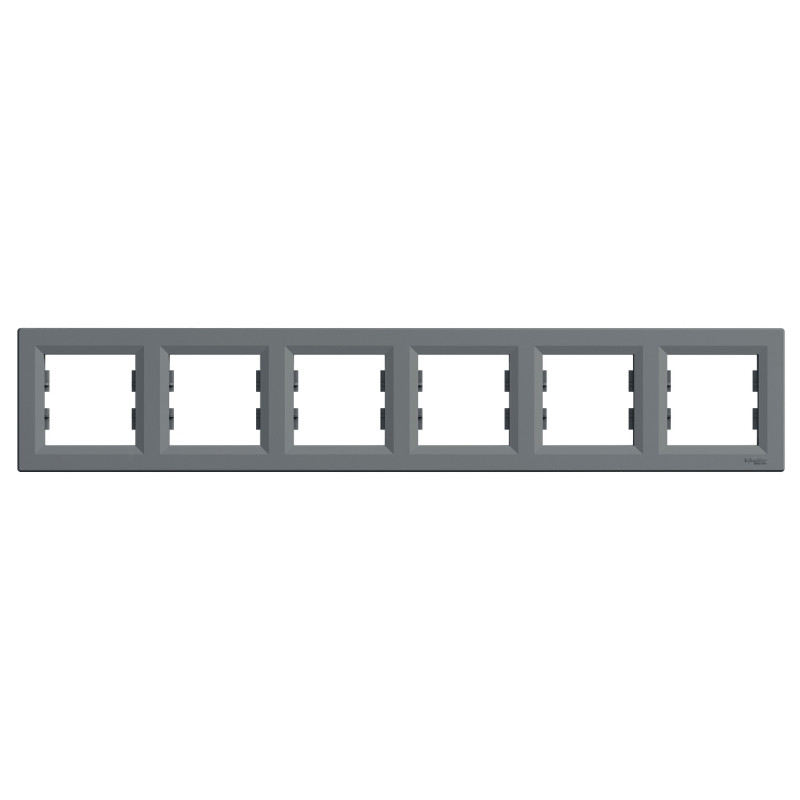 Рамка 6-постова Schneider Electric Asfora горизонтальна пластик сталь EPH5800662