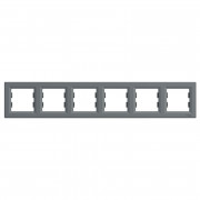 Рамка 6-постова Schneider Electric Asfora горизонтальна пластик сталь EPH5800662