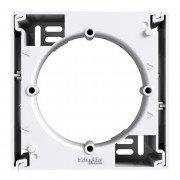 Коробка для зовнішньої установки Schneider Electric Asfora 1 пост пластик білий EPH6100121