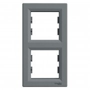 Рамка 2-постова Schneider Electric Asfora вертикальна пластик сталь EPH5810262