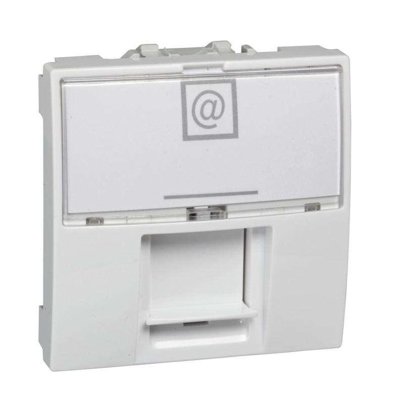 Компьютерная розетка Schneider Electric Unica RJ45 категория 6 FTP 2 модуля белый MGU3.417.18