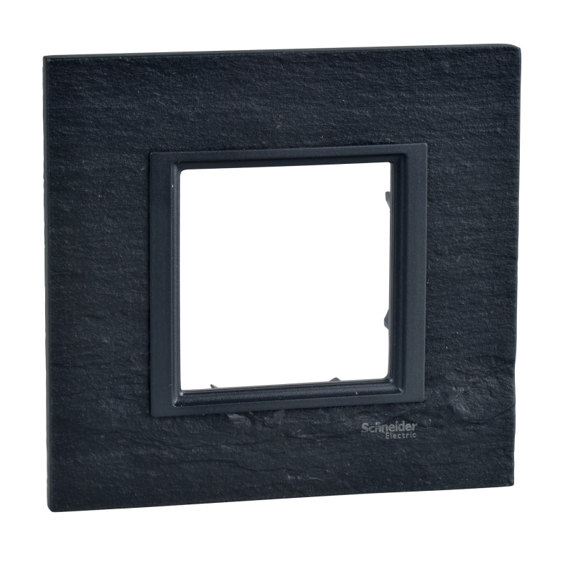 Рамка 1-постовая Schneider Electric Unica Class черный камень MGU68.002.7Z1