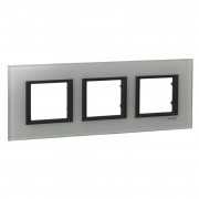 Рамка 3-постова Schneider Electric Unica Class біле скло MGU68.006.7C2