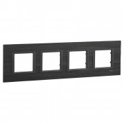 Рамка 4-постовая Schneider Electric Unica Class черный камень MGU68.008.7Z1