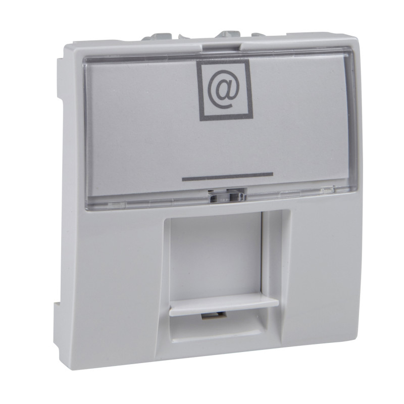 Компьютерная розетка Schneider Electric Unica RJ45 категория 6 UTP 2 модуля белый MGU3.415.18